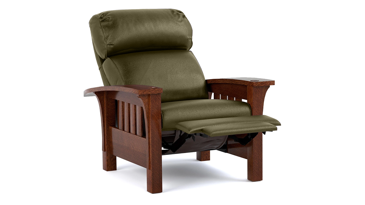 Stickley Morris Coleman Olive recliner
