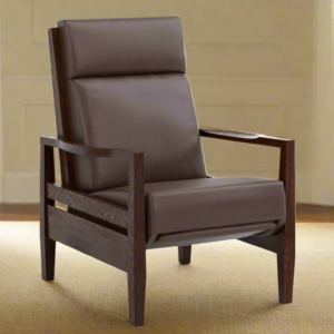Stickley Surry Hills Recliner Morganton Cola Leather Recliner
