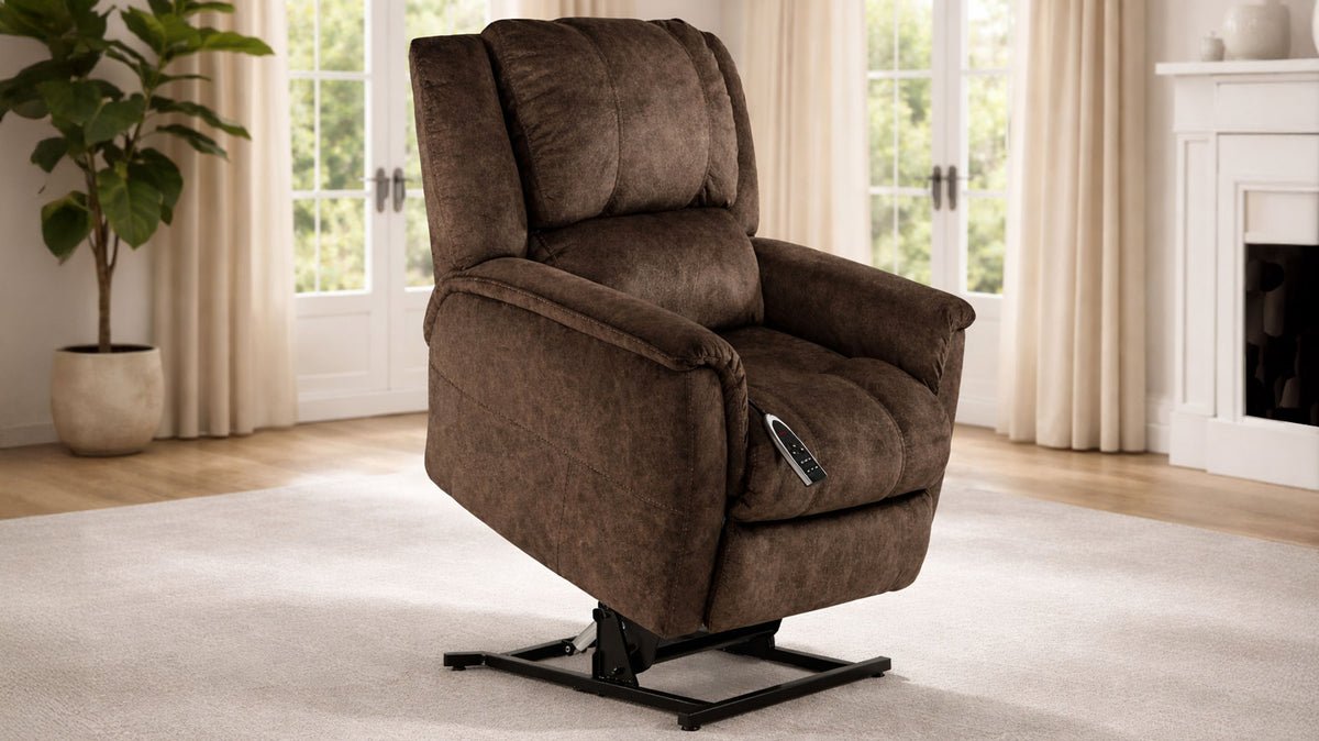 Stonebrook Carob P1 Power Lift Recliner – Made in USA