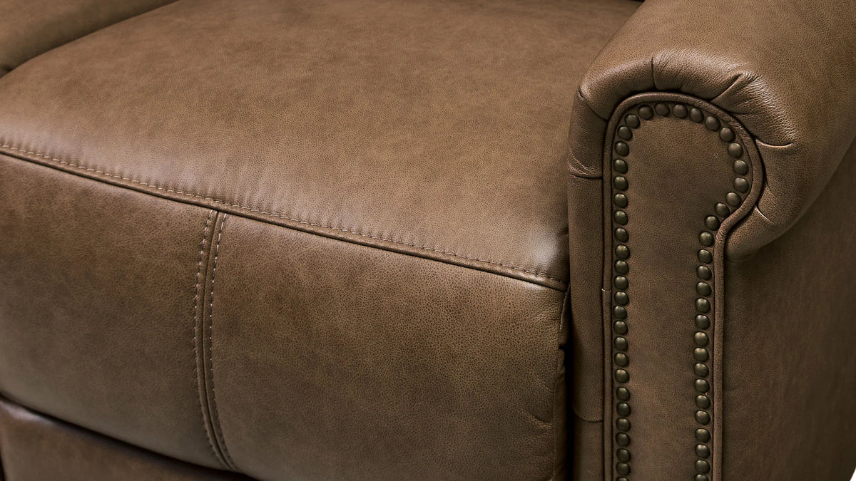 Tawny Brown Leather P5 Power Reclining Set
