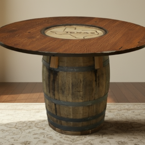 Texas Barrel Counter Height Table
