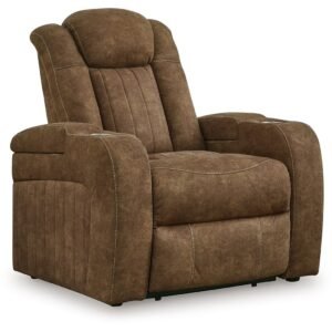 Wolfridge - Power Recliner Adj Headrest - Brindle